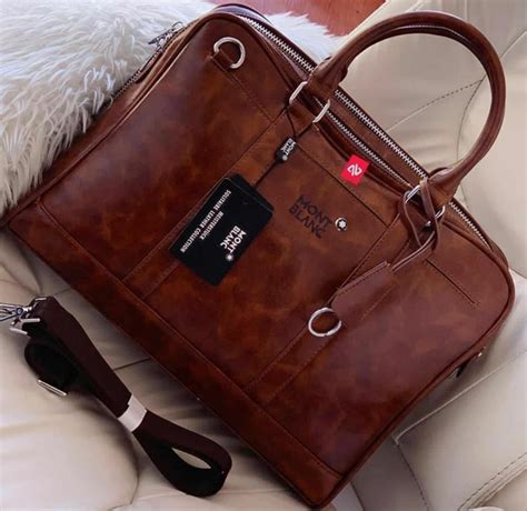 mont blanc laptop bag price